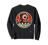 Dangerous! One-eyed creature in a suit, the monster Cyclops Sweatshirt