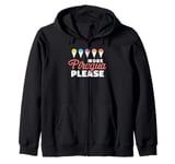 More Piragua Please Shaved Ice Fruit Puerto Rico Zip Hoodie