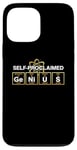 Coque pour iPhone 13 Pro Max Ge-Ni-U-S - Self-Proclaimed Genius Humor Smart