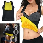 Hot Thermo Sweat Body Shaper Slimming Waist Trainer Cinchers Yoga Gym Tops Vest