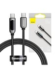 Baseus Display Cable USB-C to Type-C 100W 1m (black)