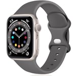 Epova Silicone Strap Compatible with Apple Watch Strap 44mm 42mm 45mm 46mm 49mm, Replacement Straps for Apple Watch Ultra/iWatch SE Series 10 9 8 7 6 5 4 3 2 1, Clay, Large