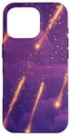 iPhone 16 Pro Celestial Falling Stars in Starry Night Sky Aesthetics Case