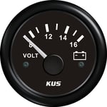 Kus Voltmeter 8-16v Hvit/hvit