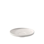 Villeroy & Boch - Sous-tasse à café Afina en porcelaine premium, sous-verre pour tasses à café, Fabriquée en Allemagne, compatible lave-vaisselle et micro-ondes, empilable, blanche