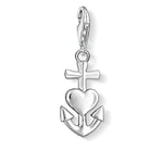 Thomas Sabo Women Charm Pendant Cross Heart Anchor Faith Love Hope Charm Club 925 Sterling silver 0083-001-13