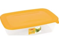 Curver Food Container "Fresh&Amp Go" Rectangular 2L /Yellow/ Transparent