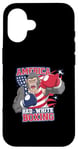 Coque pour iPhone 16 America Red White Boxing Pride - Gorilla Boxing