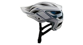 Casque vtt troy lee designs a3 mips uno pinstripe gris clair