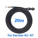 Tuyau de vidange d'égout pour nettoyeur haute pression Karcher,livres d'eau,K1,K2,K3,K4,K5,K6,K7,6m,10m,15m,20 m x 2320psi,160bar - Type M9-20