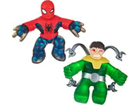 Heroes of Goo Jit Zu Bandai Figurine d'action Marvel - Pack de 2 Spiderman VS DR Octopus Multicolore CO41378