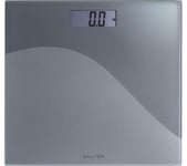 SALTER Wave Bathroom Scales - Grey, Silver/Grey