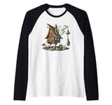 Baba-Yaga House Raglan Baseball Tee