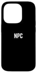 Coque pour iPhone 14 Pro NPC Jeux Vidéo Cosplay Gamers Avatar