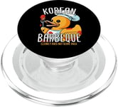 Korean Barbeque Rubber Duck BBQ Grill Duckling Griller PopSockets PopGrip for MagSafe