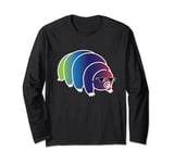 Cool Tardigrade Rainbow I Water Bear Biology Long Sleeve T-Shirt