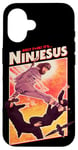 iPhone 16 It's Ninjesus 80s Action Movie Atheist Christian Ninja Jesus Case