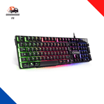 Clavier Gamer Nouveau K300 (AZERTY) - 105 Touches Semi-Mécaniques - LED RGB