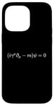 Coque pour iPhone 14 Pro Max Dirac Equation Quantum Mechanics Physics Cadeau étudiant