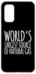 Coque pour Galaxy S20 Dire drôle la plus grande source de gaz naturel au monde pour femmes et hommes