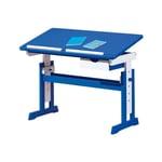 Paris Prix - Bureau Enfant Pupitre Bois 'Study' 109cm Bleu