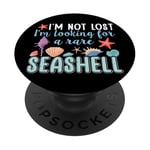 Im Not Lost - Im Looking For A Rare Seashell PopSockets PopGrip Adhésif