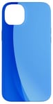 Coque pour iPhone 14 Plus Design bleu minimaliste, style simple et moderne