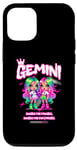 Coque pour iPhone 12/12 Pro Gemini Dollz Brat Y2K Rétro Esthétique Grunge E-Girl Produit