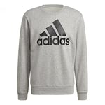 adidas Men's Sweatshirt-gk9077 Sweatshirt, Mgreyh/Black, M UK