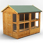 Power Garden Shed 86PAPS Golden Brown 8x6