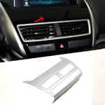 HKPKYK 2 pièces ABS climatisation Bouton Interrupteur Couverture Voiture Tableau de Bord Navigation GPS Panneau multimédia Couverture, pour Mitsubishi Eclipse Cross 2018