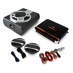 Pack Auto "Black Line 340" Ampli Subwoofer Enceintes