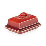 Le Creuset Stoneware Butter Dish, 900 g, 17 x 12.5 x 9 cm, Cerise, 70837170600000