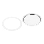 3pcs Silicone Gasket 1pcs Filter Screen 82x72mm for 12 Cup Mocha Coffee Pot