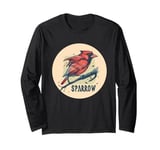 Cute red Sparrow Costume Long Sleeve T-Shirt