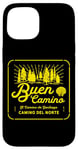 Coque pour iPhone 15 "Camino del Norte" Camino de Santiago Vieira