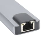 Aluminium Alloy 5 In 1 Type‑C Adapter Type‑C External Connect Network Card Equip