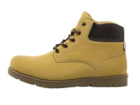 Levi's Homme Cow Nubuck Upper Ankle Boot, Medium Yellow, 40 EU