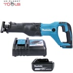 Makita DJR186 18V Cordless Reciprocating Saw With 1 x 5.0Ah Battery & Charger