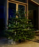 Juletrelys LED med klips 10 stk. H15,8 cm