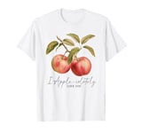 I Apple Solutely Love You Vintage Apple Pun Valentine T-Shirt