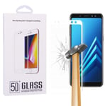 Galaxy A8 2018 Screen Protector Tempered Glass 5d Curved Full Cover Protection