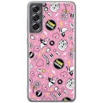 ERT GROUP Coque de téléphone Portable pour Samsung S21 FE Original et sous Licence Officielle Looney Tunes Motif 027 Parfaitement adapté à la Forme du téléphone Portable, Coque en TPU