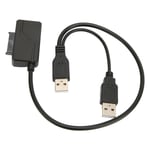 USB2.0-optisen aseman kaapeli Ulkoinen USB-SATA 6- ja 7-virtalähde Kannettava Plug and Play 480Mbps-asemasovitin