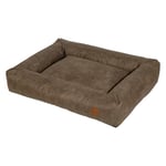 JACK AND VANILLA, Lit Box, Panier pour Chien, Modèle Classy, Couleur Stone, Taille XL, 120 x 80 cm