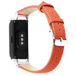 Samsung Galaxy Fit klockarmband i koskinn - Orange