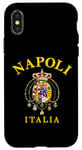 Coque pour iPhone X/XS Drapeau de l'Empire romain de Naples - Souvenir de l'Italie - Drapeau Napoli