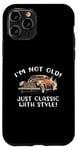 Coque pour iPhone 11 Pro Graphisme cadeau de voiture vintage I'm Not Old I'm Classic with Style