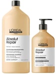 L'Oréal Professionnel Serie Expert Absolut Repair shampo 1500ml och balsam 750ml