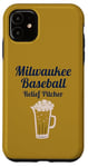 Coque pour iPhone 11 Milwaukee Baseball Bière et Sports